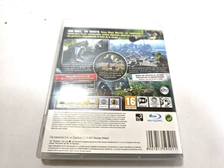 GRA SNIPER GHOST WARRIOR PS3