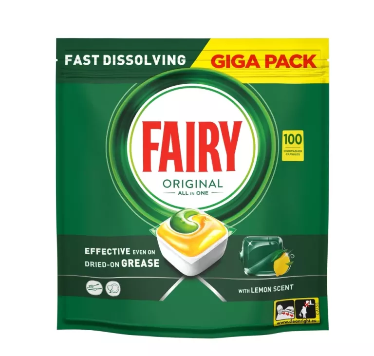 KAPSUŁKI DO ZMYWARKI FAIRY ALL IN ONE 100 SZT.