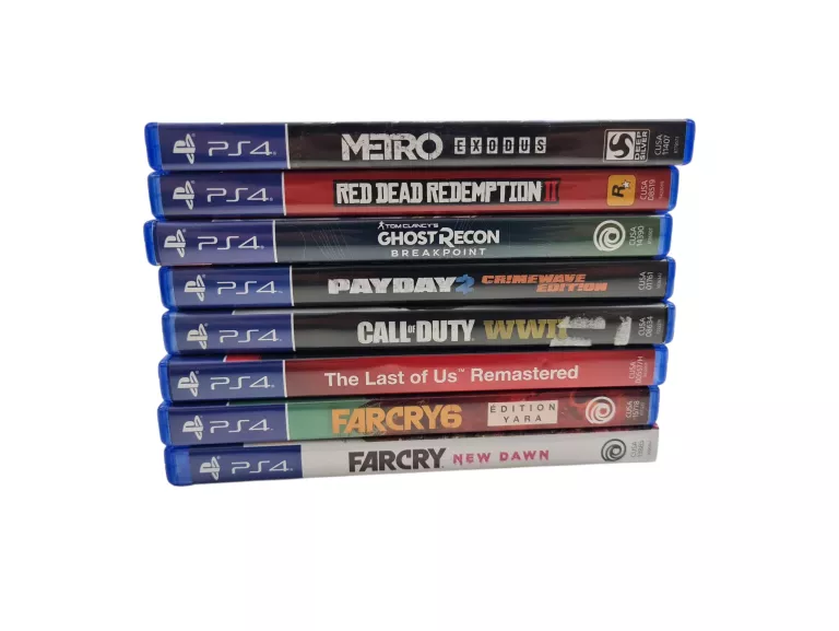 MEGA ZESTAW KONSOLA PS4 1TB + 2X PAD + GRY