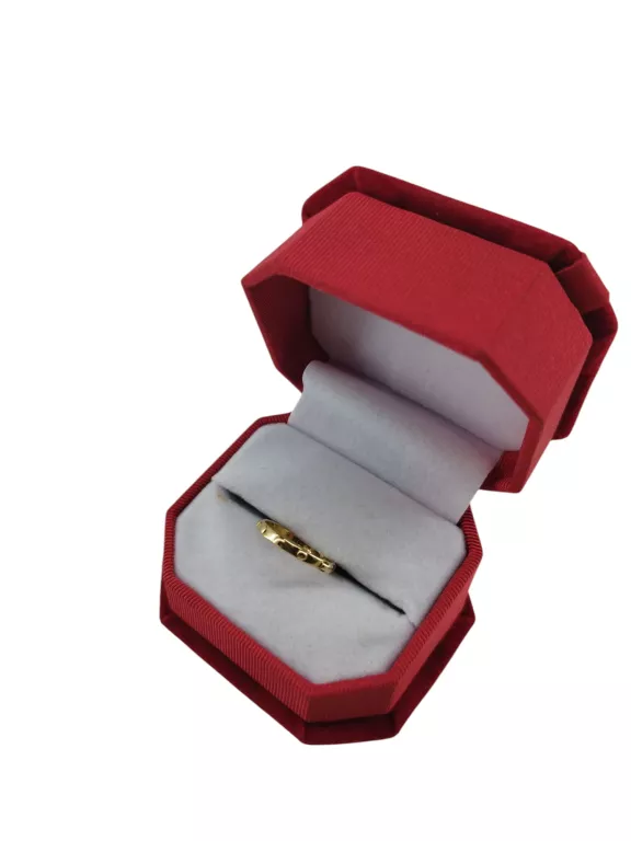 ZŁOTY  PIERŚCIONEK P. 750 W 1,42G R.13