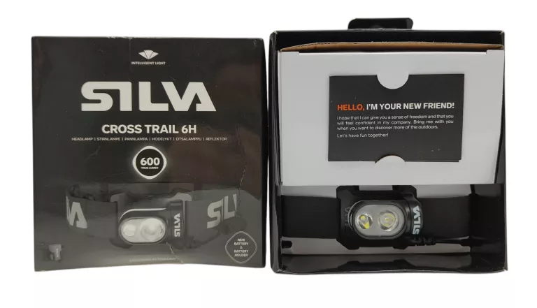 LATARKA CZOŁOWA SILVA CROSS TRAIL 6H CZOŁÓWKA 600LM MOCNA USB AKUMULATOR