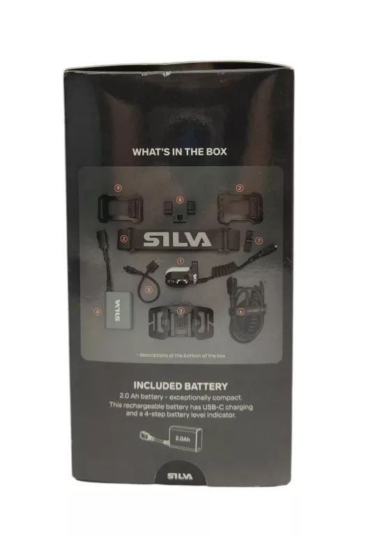 LATARKA CZOŁOWA SILVA CROSS TRAIL 6H CZOŁÓWKA 600LM MOCNA USB AKUMULATOR