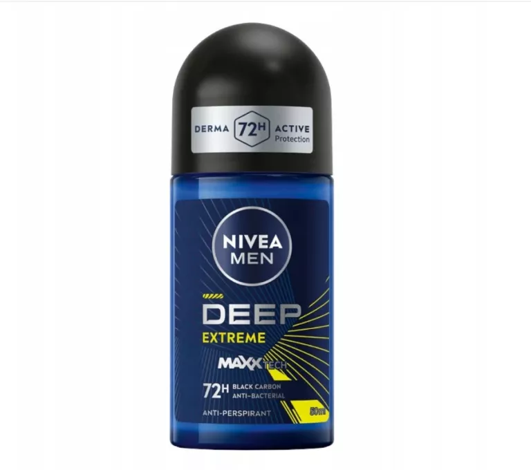 NIVEA MEN DEEP SPORT ANTYPERSPIRANT MĘSKI W KULCE Z CZARNYM WĘGLEM 50ML