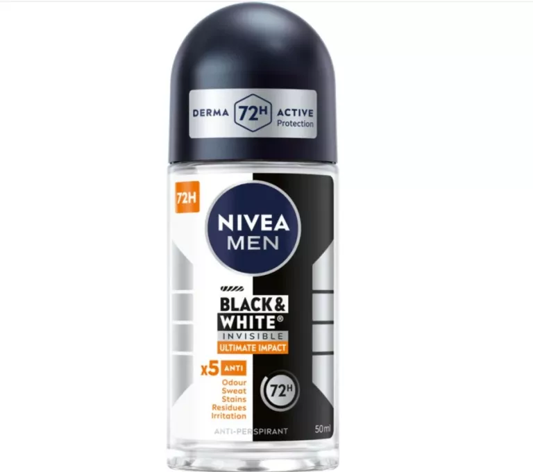 NIVEA MEN BLACK&WHITE INVISIBLE ULTIMATE IMPACT ANTYPERSPIRANT W KULCE 50M
