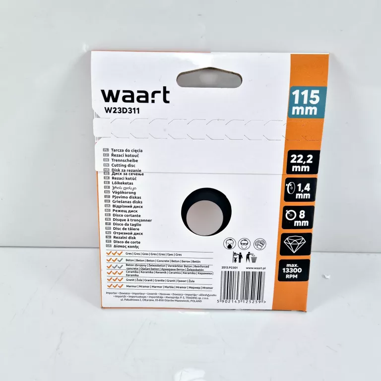 TARCZA WAART 115MM