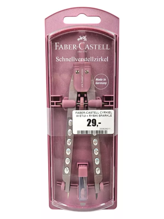 FABER-CASTELL CYRKIEL W ETUI + RYSIKI SPARKLE