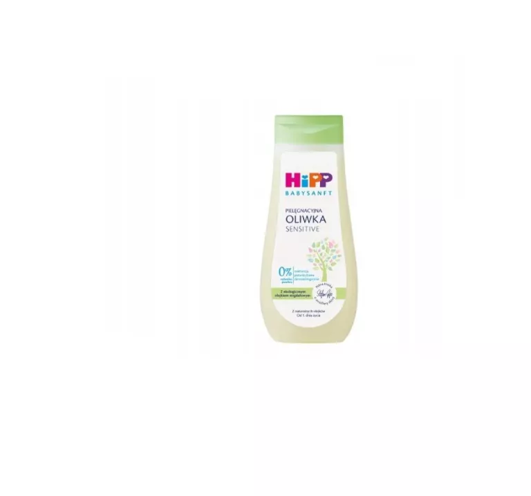 HIPP BABYSANFT SENSITIVE PIELĘGNACYJNA OLIWKA, OKOLICE PIELUSZKOWE 200ML