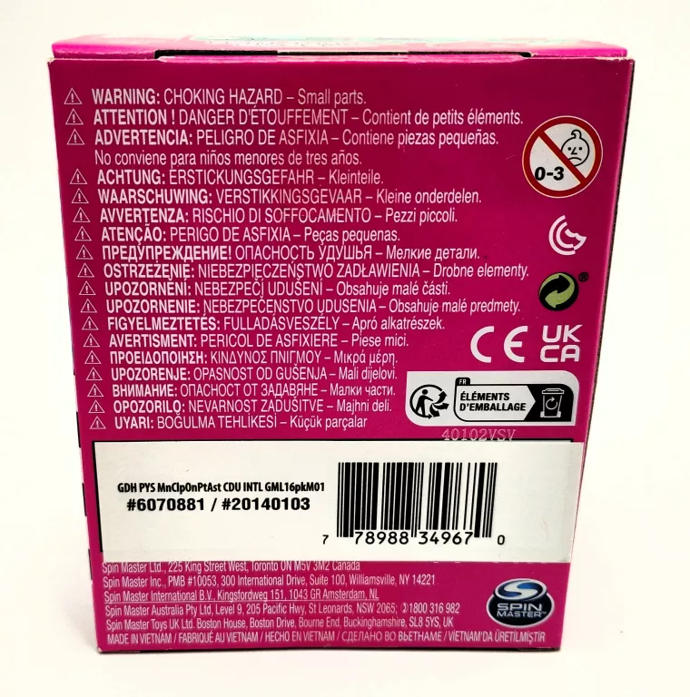 MINIBOX ZESTAW Z FIGURKĄ KOCI DOMEK GABI MODNE KLIPSY