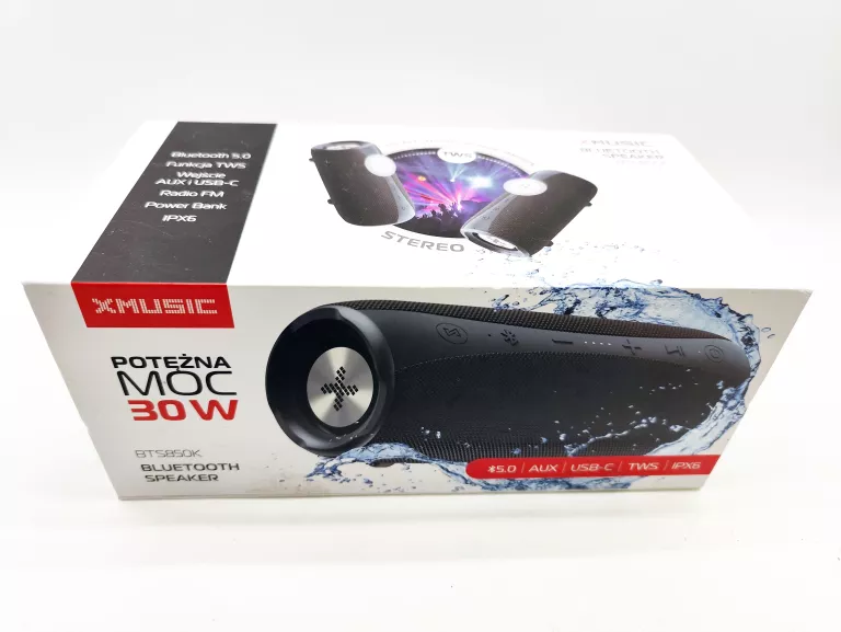 GŁOŚNIK MOBILNY XMUSIC BTS850K CZARNY