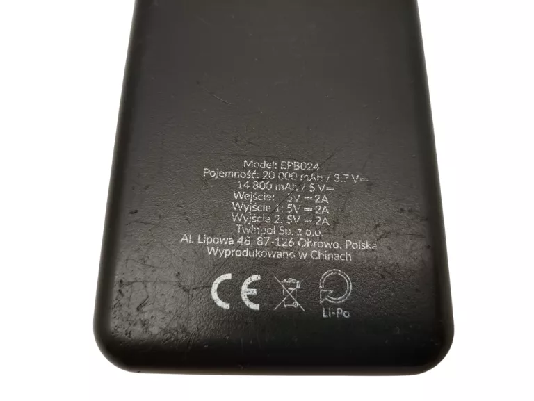 POWERBANK EPB024 20000 MAH