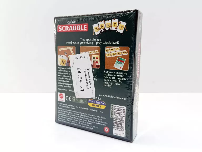 SCRABBLE KARTY PIATNIK