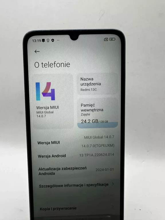 TELEFON XIAOMI REDMI 13 C 4/128 GB