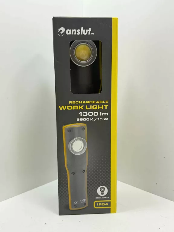 LAMPA ROBOCZA LED Z ŁADOWARKĄ 1300 LM 6500 K / 10 W IP54
