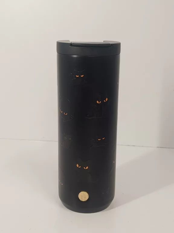 STARBUCKS KUBEK TERMICZNY 473ML HALLOWEEN LIMITOWANY Z KOTAMI TERMOS