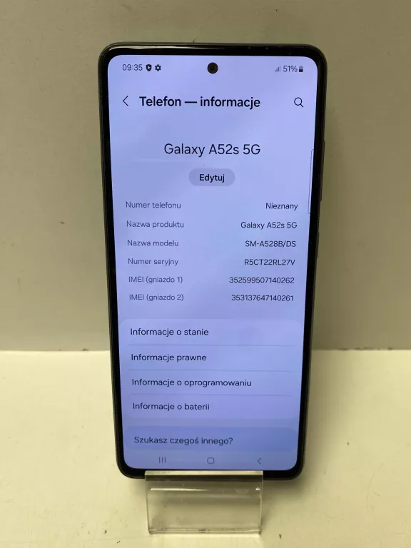 TELEFON SAMSUNG GALAXY A52S 6/128GB