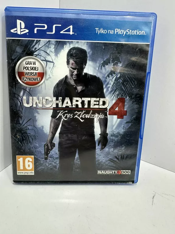 UNCHARTED 4 KRES ZŁODZIEJA PS 4