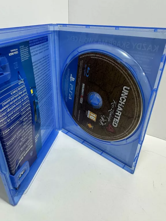 UNCHARTED 4 KRES ZŁODZIEJA PS 4