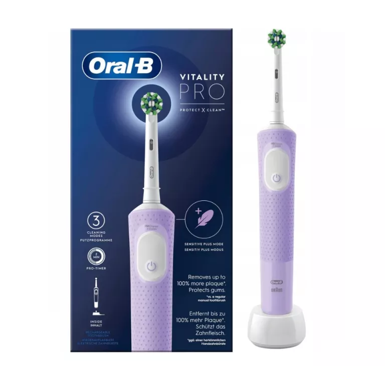 SZCZOTECZKA ORAL-B VITALITY PRO D103 CROSSACTION PURPUROWA
