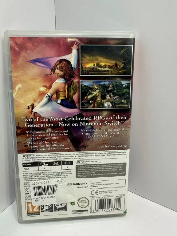 GRA FINAL FANTASY X X-2 SWITCH