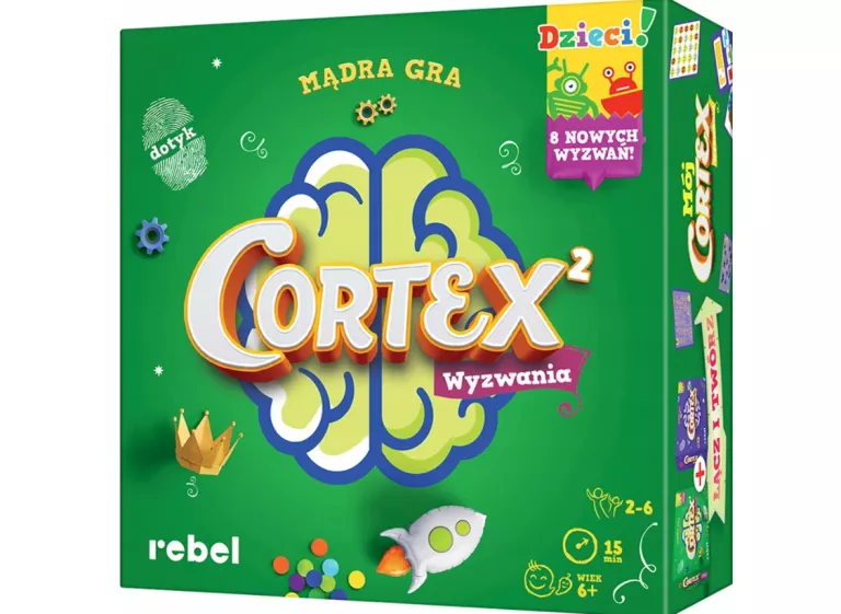 GRA TOWARZYSKA CORTEX DLA DZIECI 2 WYZWANIA REBEL