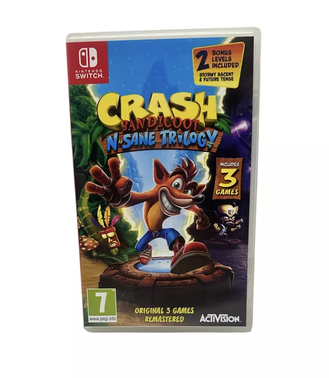 GRA NA NINTENDO SWITCH CRASH BADICOOT NSANE TRILOGY *OKAZJA!!*