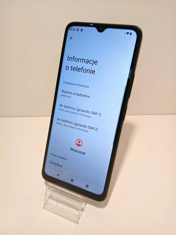 XIAOMI REDMI A3 3/64 GB CZARNY