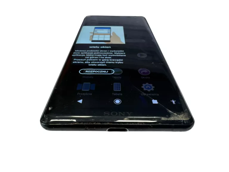 TELEFON SONY XPERIA XZ3 4 GB / 64 GB PĘKNIĘTY