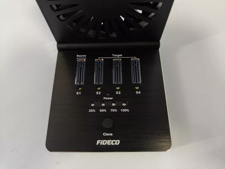 STACJA DOKUJĄCA/KLONOWANIE DYSKÓW SSD Z WENTYLATOREM FIDECO M248