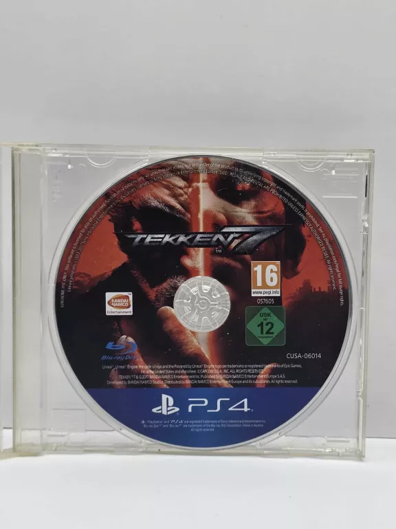 GRA PS4 TEKKEN 7 ( PUDEŁKO ZASTĘPCZE)