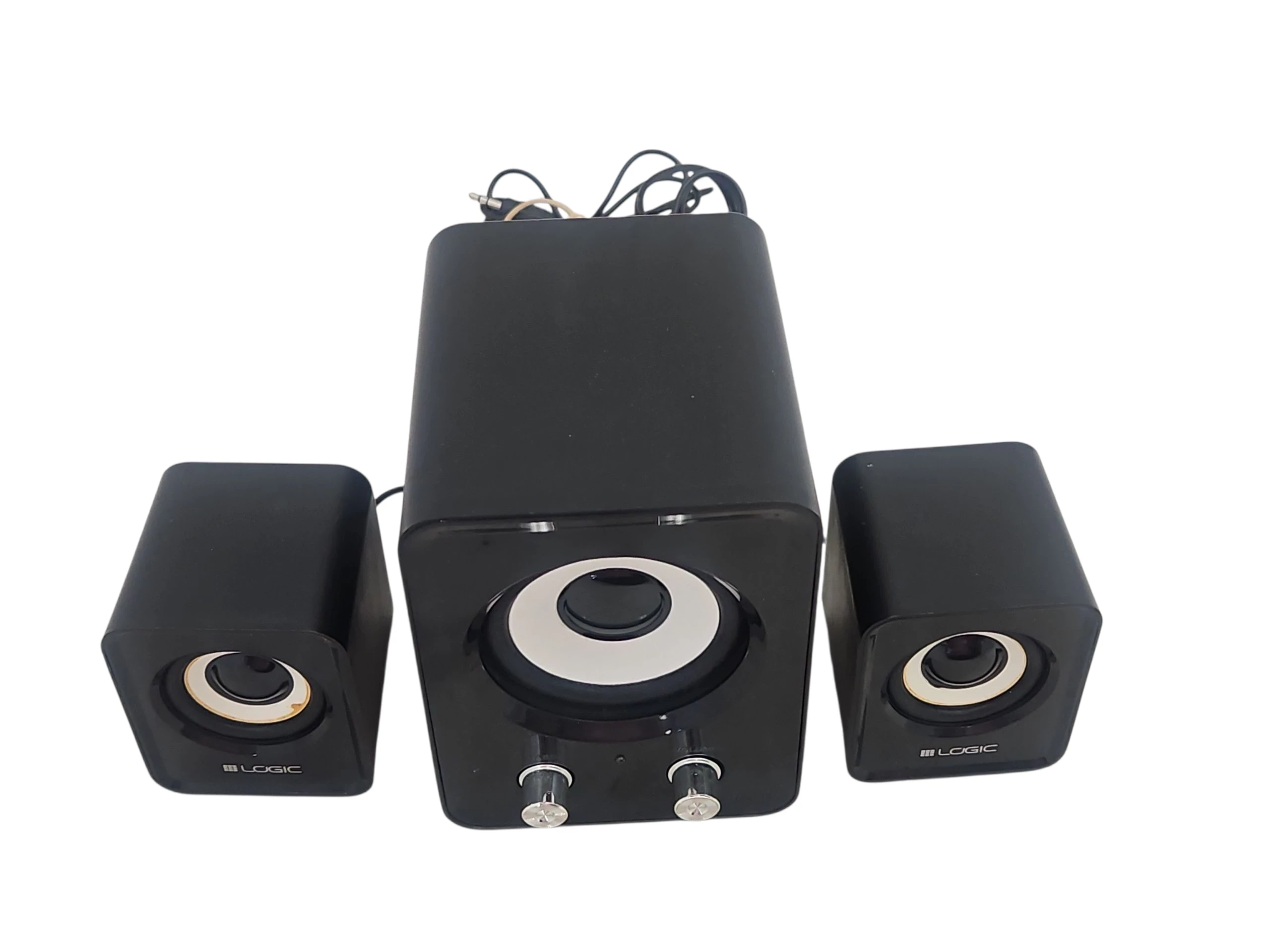 GŁOŚNIKI PC 2.1 SUBWOOFER LOGIC LS-20 CZARNE | Głośniki | Loombard.pl