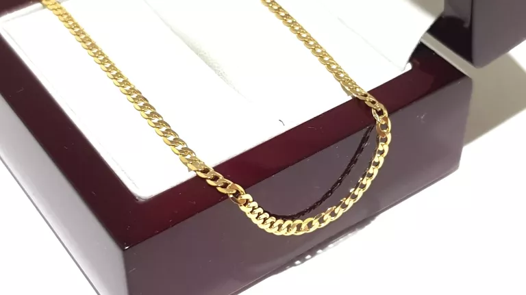 ZŁOTY ŁAŃCUSZEK SPLOT PANCERKA 55CM PR585 4,70G