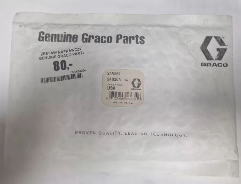 GENUINE GRACO PARTS 24A861 24B20A