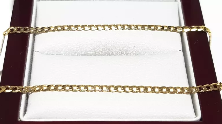 ZŁOTY ŁAŃCUSZEK SPLOT PANCERKA 55CM PR585 4,70G