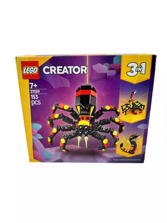 LEGO 31159 CREATOR DZIKIE ZWIERZĘTA: NIEZWYKŁY PAJĄK