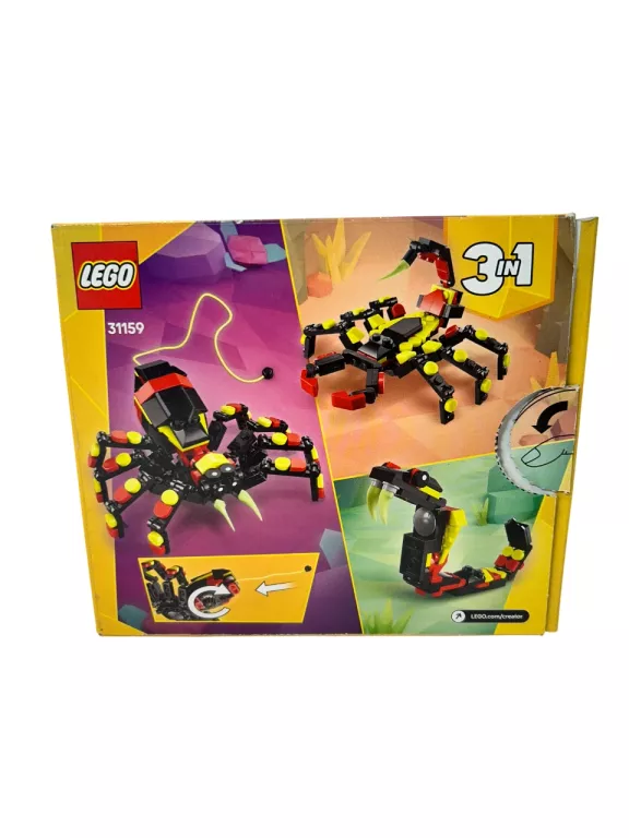 LEGO 31159 CREATOR DZIKIE ZWIERZĘTA: NIEZWYKŁY PAJĄK