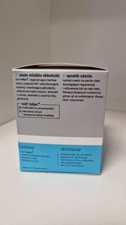 BARIEROWE MASŁO DO CIAŁA ODŻYWCZE TOŁPA DERMO BODY SKIN BARRIER 250 ML