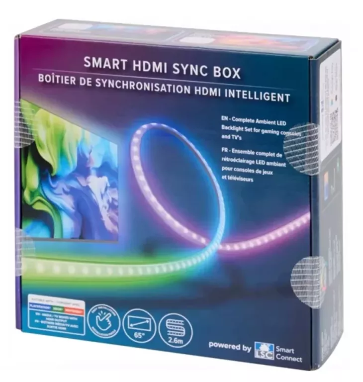 INTELIGENTNA LISTWA LED HDMI SYNC BOX LSC SMART 2.6M FABRYCZNIE ZAPAKOWAN