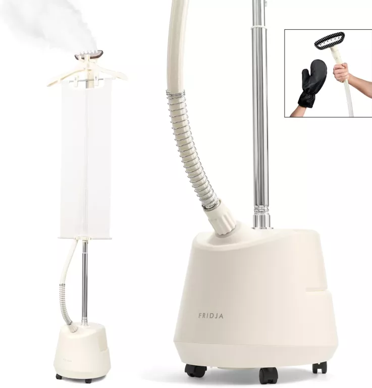 PRASOWNICA PAROWA PREMIUM FRIDJA F1200 KREMOWA BIEL 2200 W