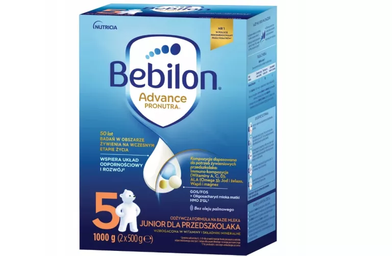 BEBILON 5 ADVANCE PRONUTRA FORMUŁA NA BAZIE MLEKA DLA PRZEDSZKOLAKA 1000G