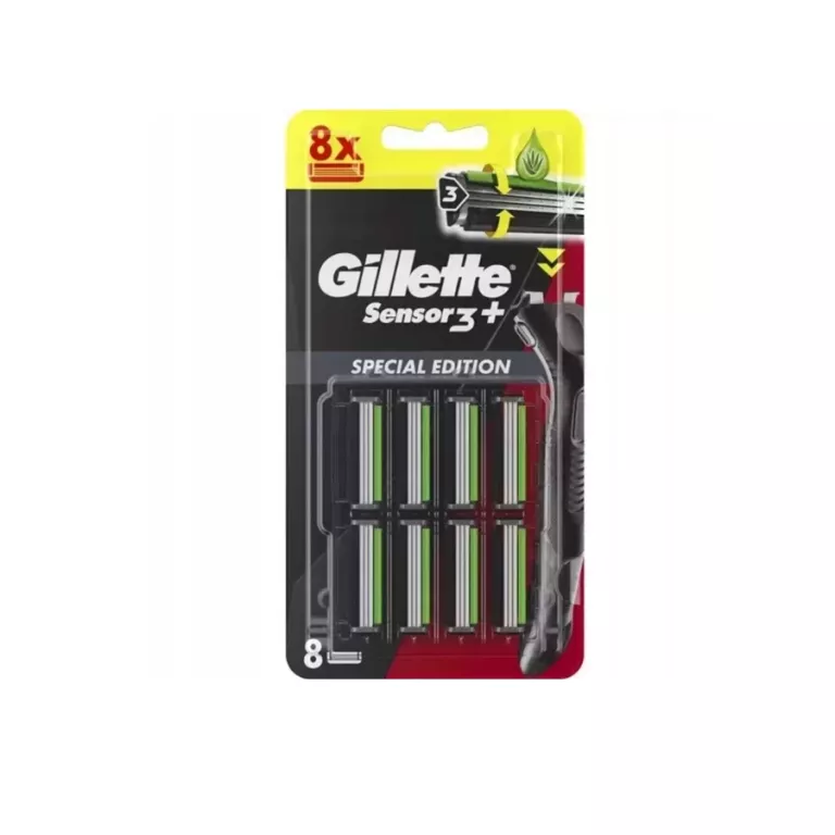 ORYGINALNE WKŁADY DO MASZYNKI GILLETE SENSOR 3+ SPECIAL EDITION 8SZT.