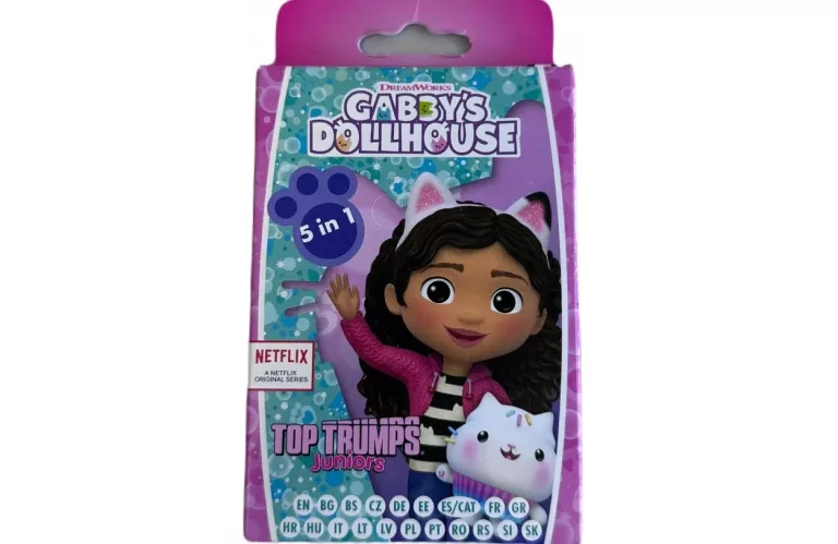 TOP TRUMPS JUNIOR KARTY DLA DZIECI KOCI DOMEK GABI