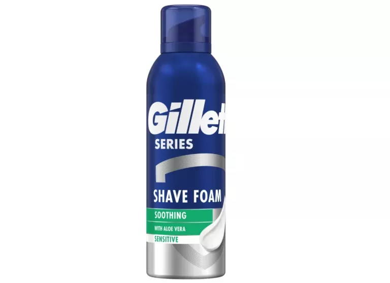 GILLETTE SERIES ŁAGODZĄCA PIANKA DO GOLENIA Z ALOESEM 200 ML