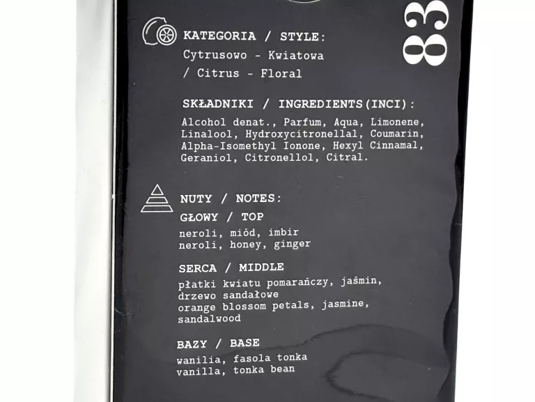 WODA PERFUMOWANA DLA MĘŻCZYZN MADE IN LAB 83 50ML EDP