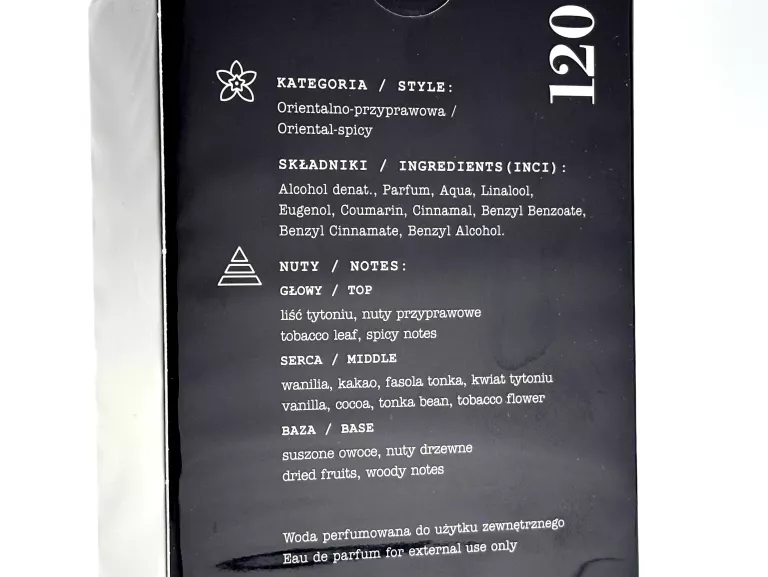 WODA PERFUMOWANA DLA MĘŻCZYZN MADE IN LAB 120 100ML EDP