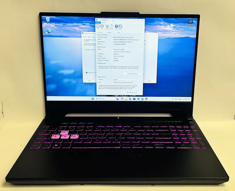 LAPTOP ASUS TUF GAMING F15/RTX 3050/144HZ/ 512DYSK /32GB RAM