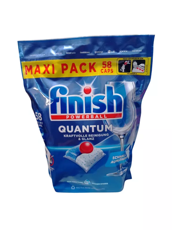 FINISH POWERBALL QUANTUM TABLETKI DO ZMYWARKI 58SZT
