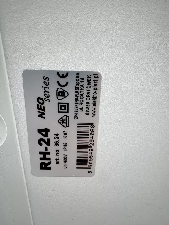ROZDZIELNICA N/T HERMETYCZNA 2X12 RH-24 NEO SERIES JAK NOWA!