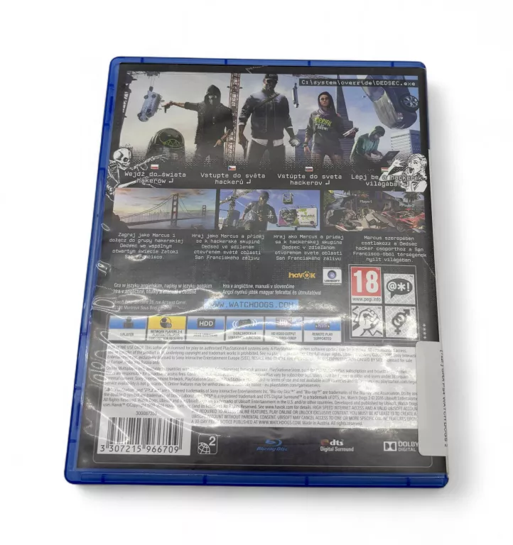 GRA PS4 WATCH DOGS 2