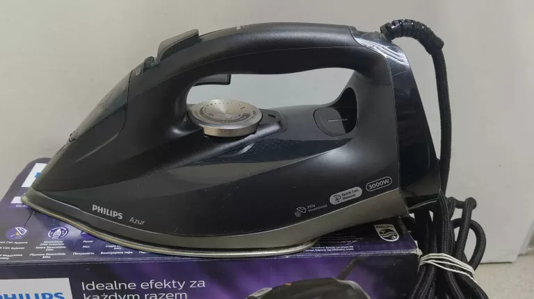 ŻELAZKO PHILIPS AZUR  GC4908 PUDEŁKO OPIS NIE DMUCHA PARĄ