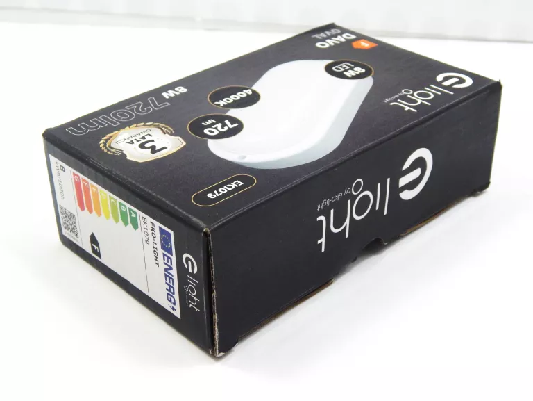 OPRAWA KANAŁOWA OWALNA BIAŁA LED 8W NEUTRALNE ŚWIATŁO IP64 16 CM EKO-LIGHT